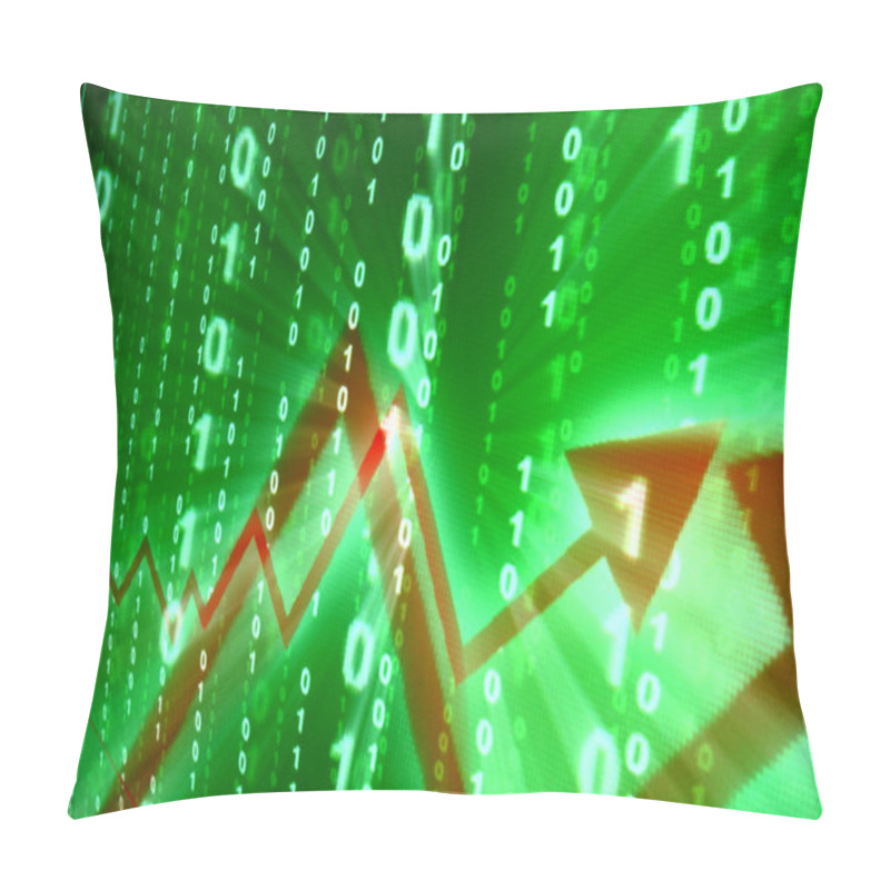 Personality  Abstract Investment Growth Pillow Covers