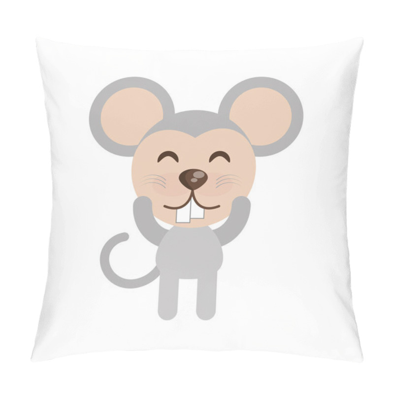 Personality  Cute Mouse Animal Character Funny Pillow Covers