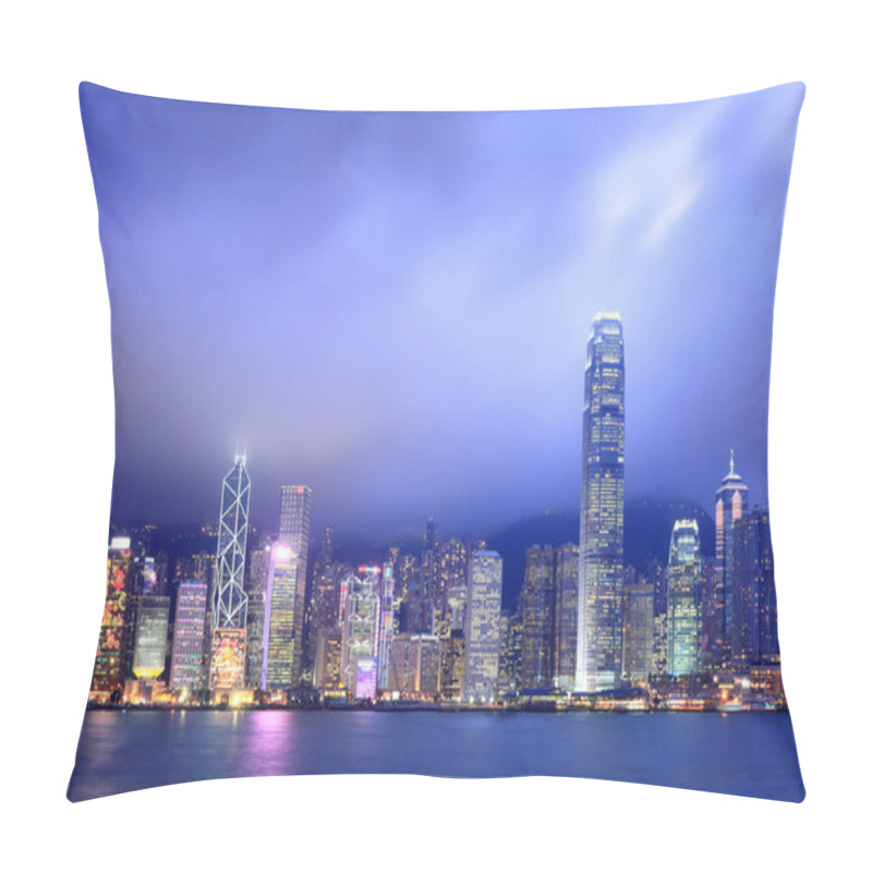 Personality  Hong Kong At Night Pillow Covers