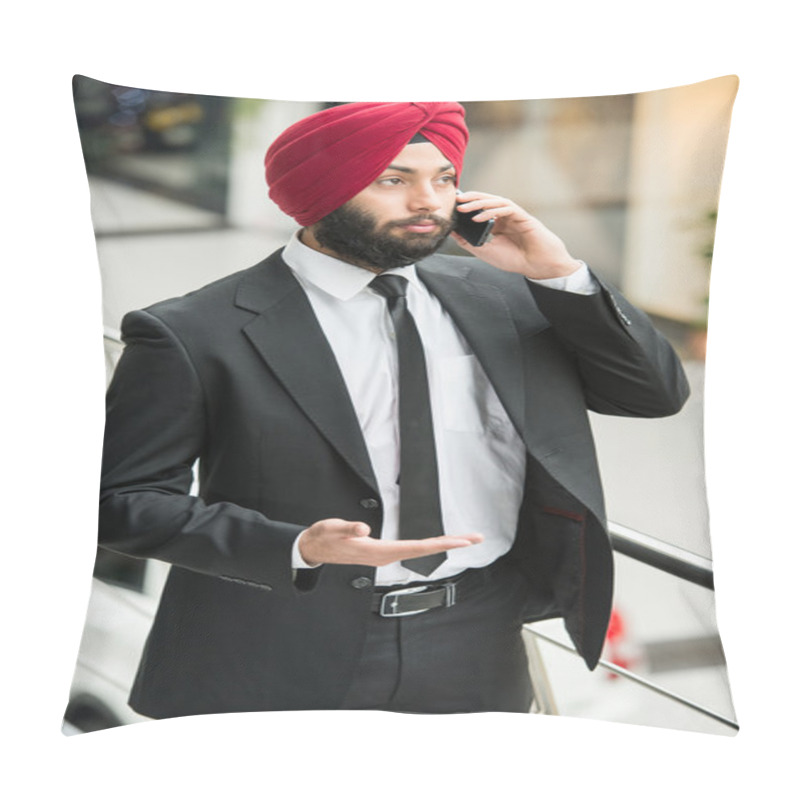 Personality  Indian Businessman Pillow Covers