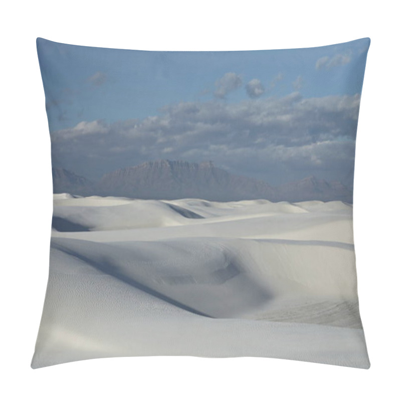 Personality  White Sands National Monument, New Mexico, USA Pillow Covers