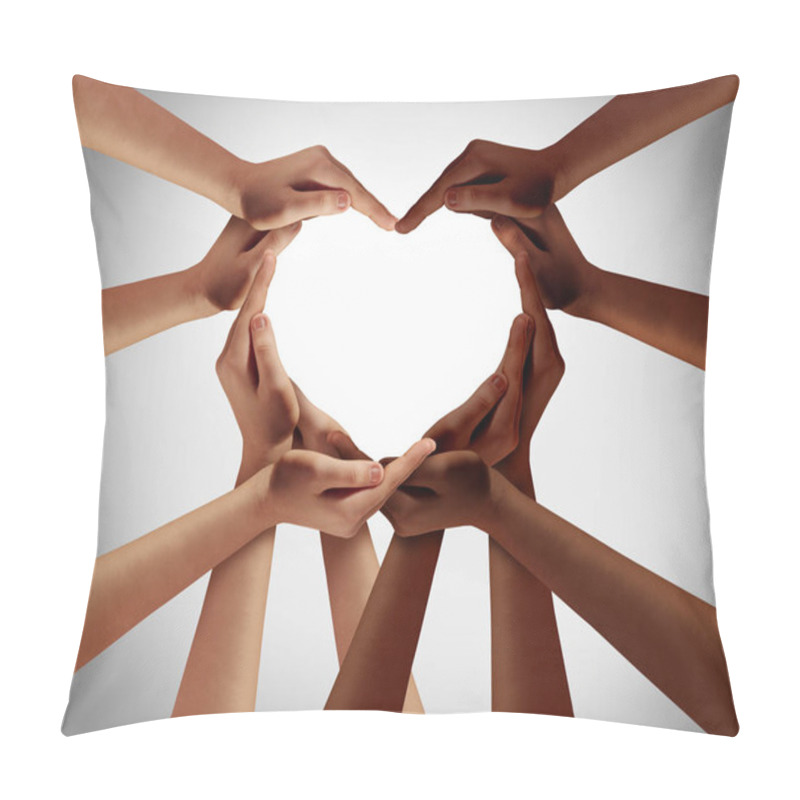 Personality  Racial Love Pillow Covers