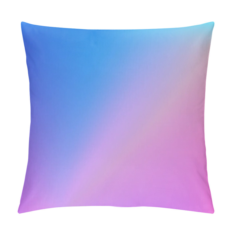 Personality  Rainbow Ombre Background With Pastel Gradient And Hologram Effect. Iridescent Pink And Purple Abstract Texture In Soft Vector Pattern Pillow Covers