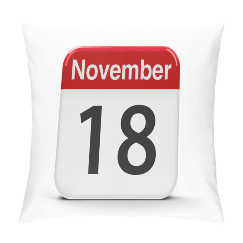 Personality  18th November Calendar Pillow Covers