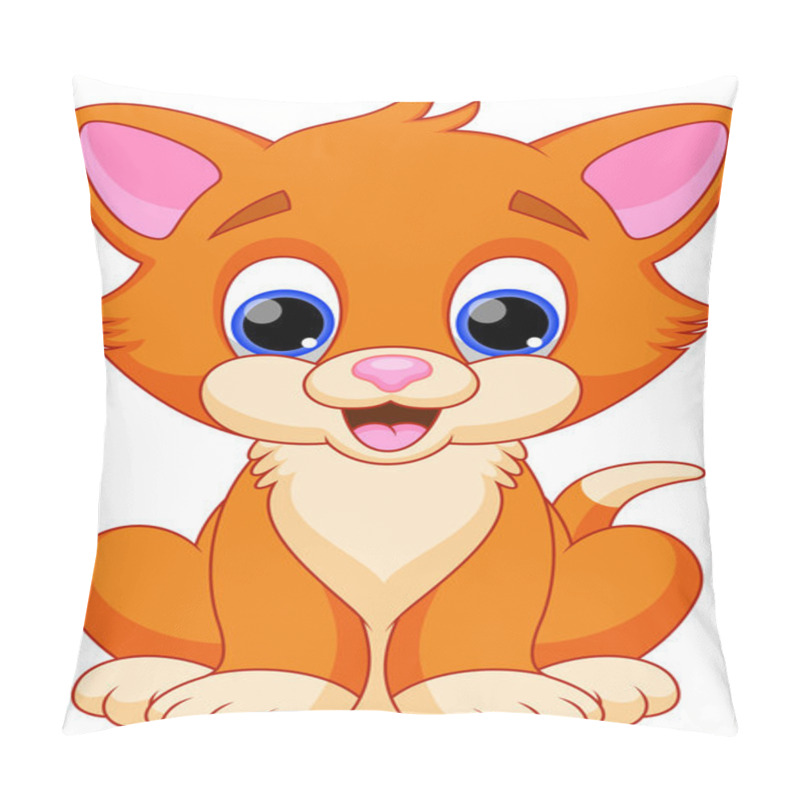 Personality  Funny Cat Cartoon Pillow Covers