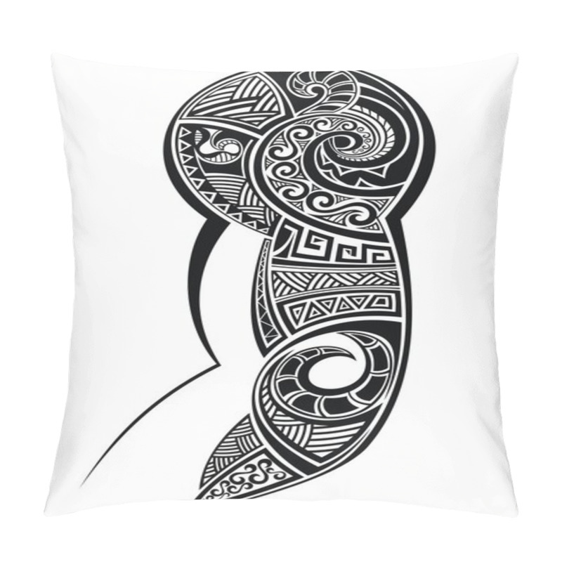 Personality  Tattoo Designed For A Shoulder Pillow Covers