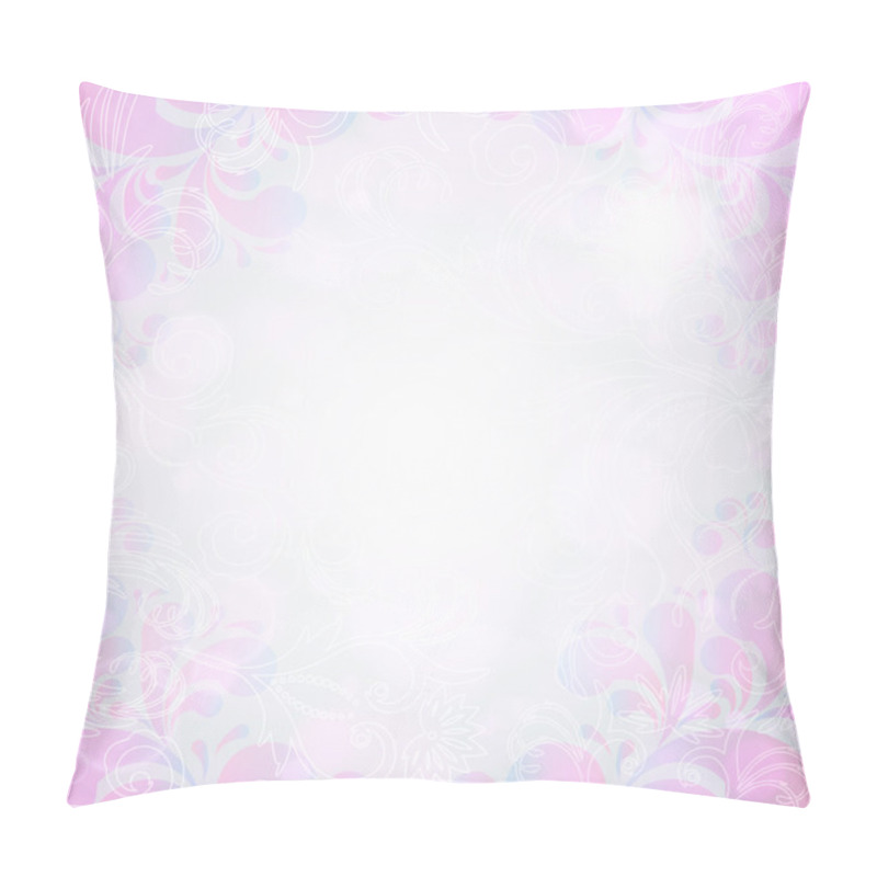 Personality  Abstract Floral Background With East Flowers. Pillow Covers