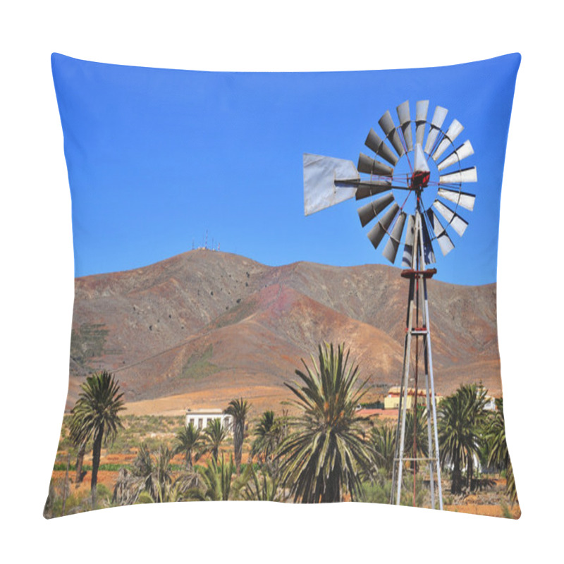 Personality  Landscape Of Antigua, Fuerteventura, Canary Islands, Spain Pillow Covers