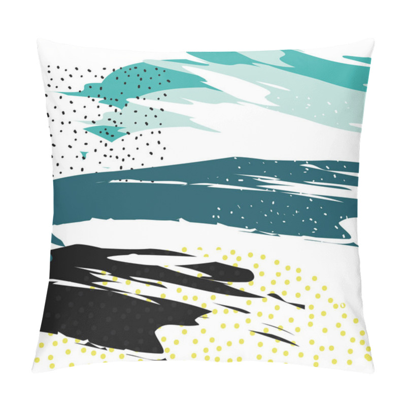 Personality  Creative Hand Drawn Textures. Trendy Graphic Design. Vector. Contemporary Art.  Pillow Covers