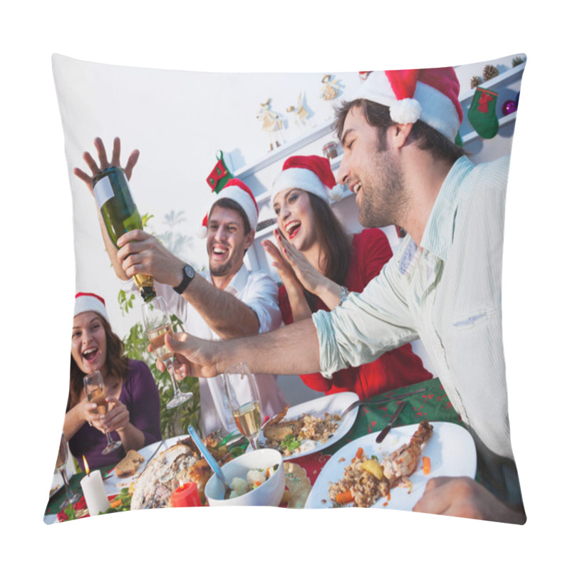 Personality  People Celebrating New Year's Eve Pillow Covers