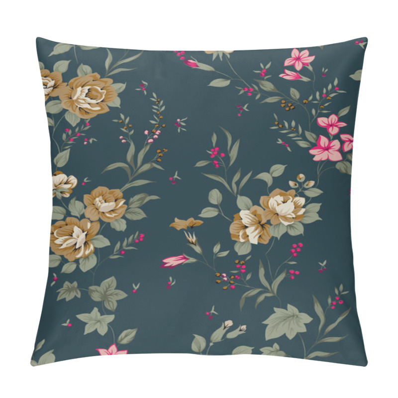 Personality  It's A Unique Digital Traditional Geometric Ethnic Border, Floral Leaves Baroque Pattern And Mughal Art Elements, Abstract Texture Motif, And Vintage Ornament Artwork Combination For Textile Printing. Pillow Covers