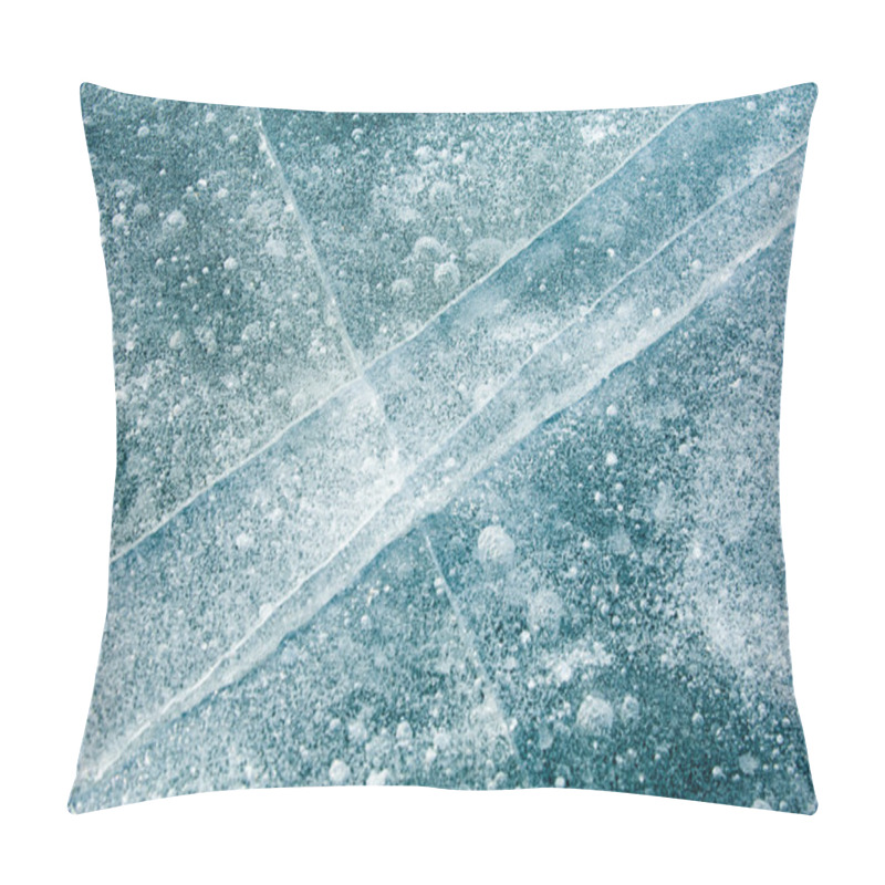 Personality  Ice On The River In The Spring Pillow Covers