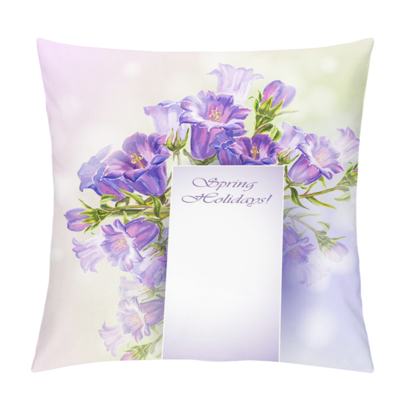 Personality  Spring Flowers Invitation Template Card Pillow Covers