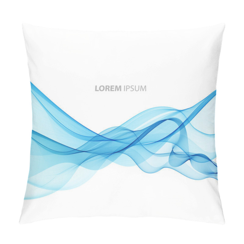 Personality  Abstract Curved Lines Background. Template Brochure Design Pillow Covers