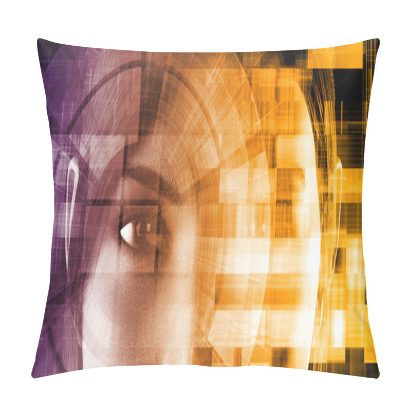 Personality  Web Information Technology Art Of The Future Pillow Covers