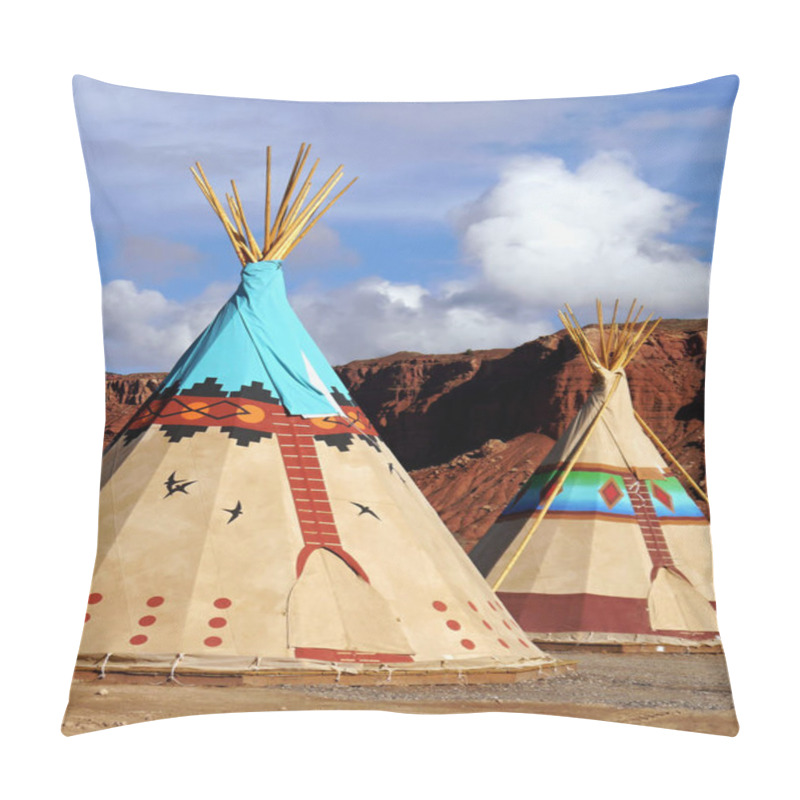 Personality  Indian Tents Decorated With Ornaments Pillow Covers