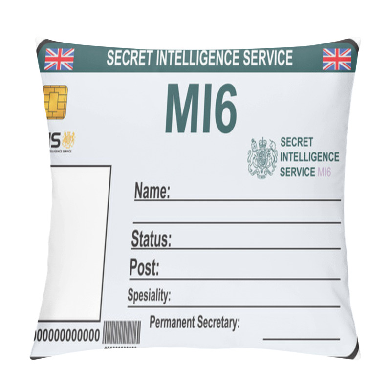 Personality  Identity A Secret Agent Of MI 6 Pillow Covers