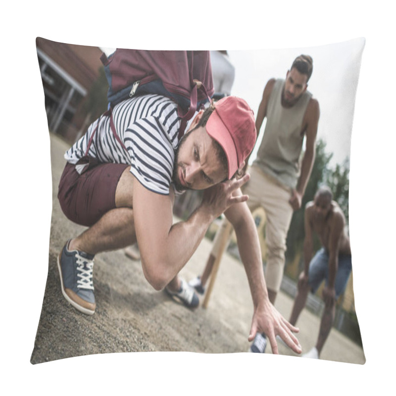 Personality  Men Attacking Other One With Baseball Bats Pillow Covers