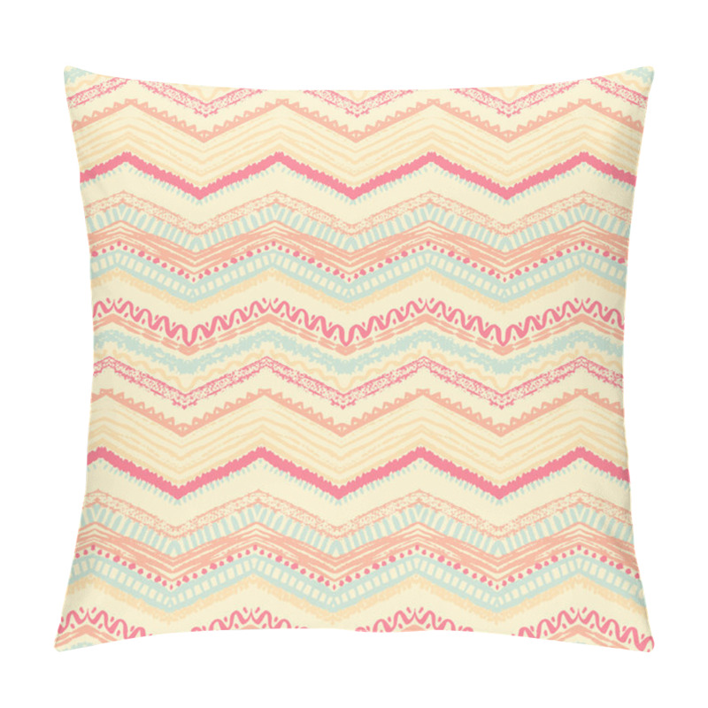 Personality  Hand Drawn Painted Seamless Pattern. Vector Illustration Pillow Covers