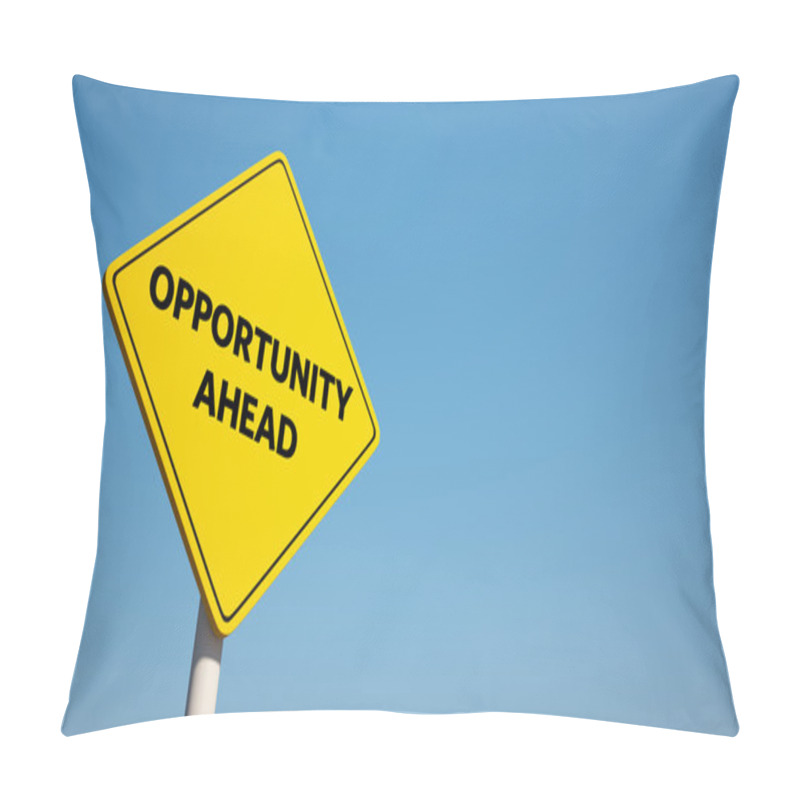 Personality  Opportunity Sign With Clipping Pat Pillow Covers