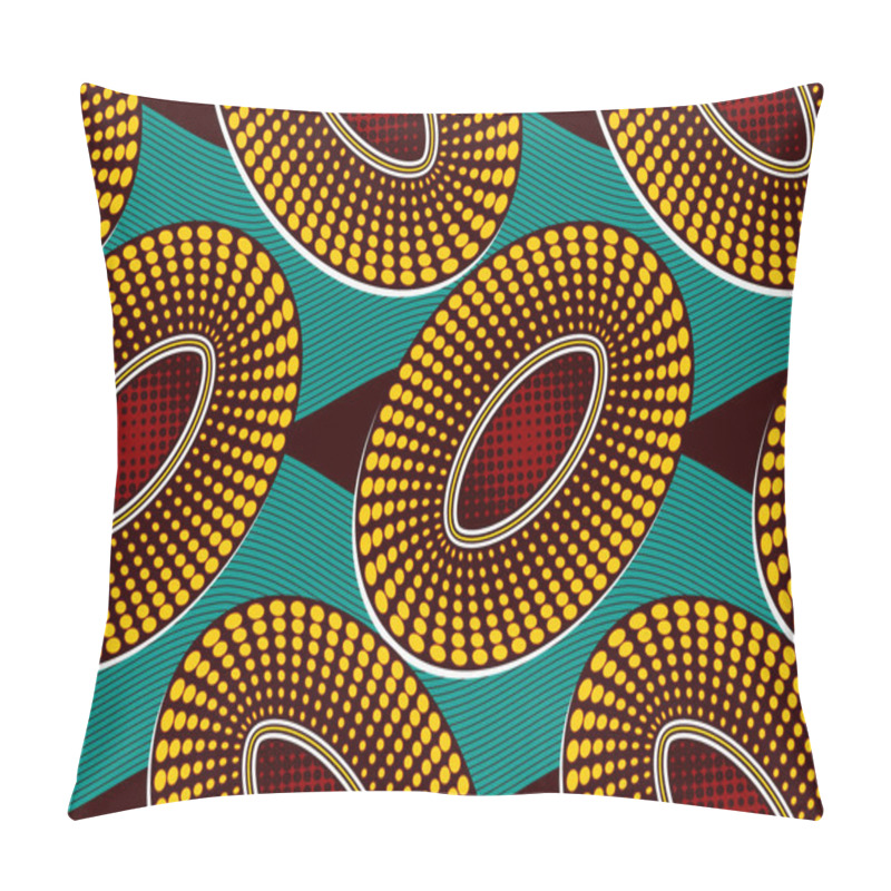 Personality  Circle Abstract, African Seamless Pattern, Textile Art, Overlap Line Art Hand Drawn Image, Background, Fashion Artwork For Fabric Print, Clothes Africa, Scarf, Shawl, Carpet, Vector File Eps 10. Pillow Covers