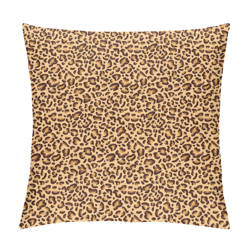 Personality  Leopard, Cheetah Spotted Texture, Leopard Seamless Pattern Design, Background Pillow Covers