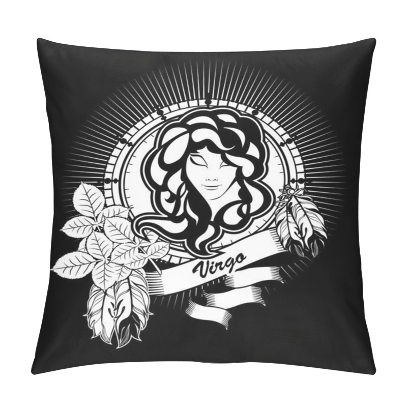 Personality  Virgo Zodiac Sign Pillow Covers