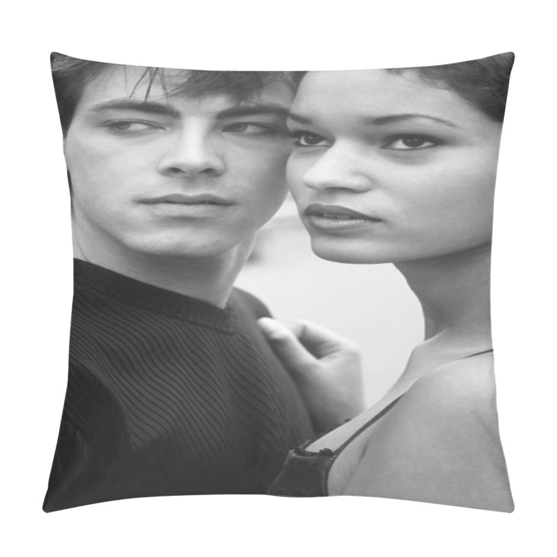 Personality  Portrait Of A Couple Pillow Covers