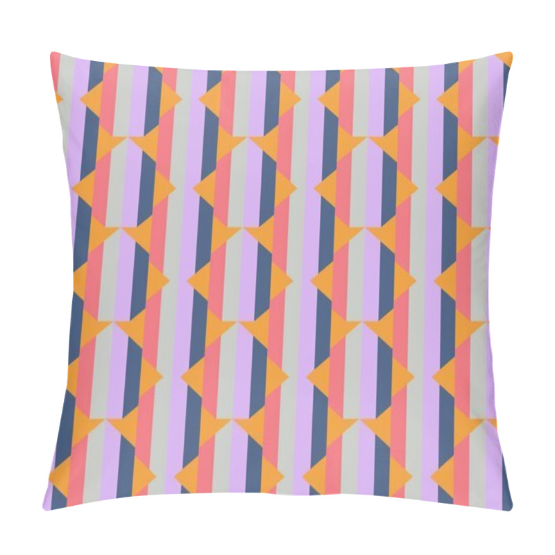 Personality  Abstract Creative Background With Repeated Shapes Pillow Covers