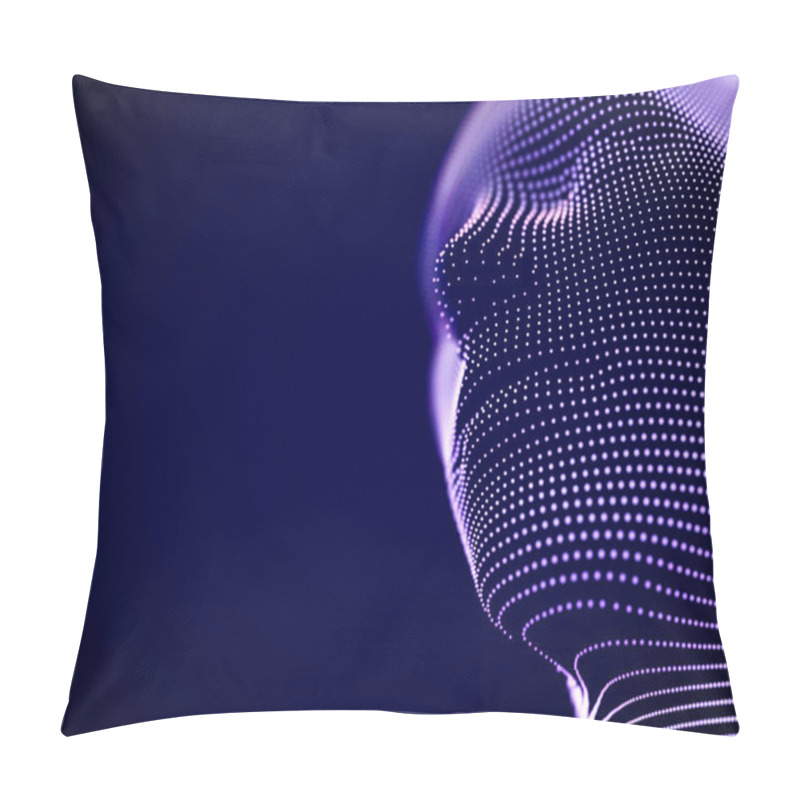 Personality  Virtual Reality Concept: Abstract Visualization Of Artificial Intelligence Pillow Covers