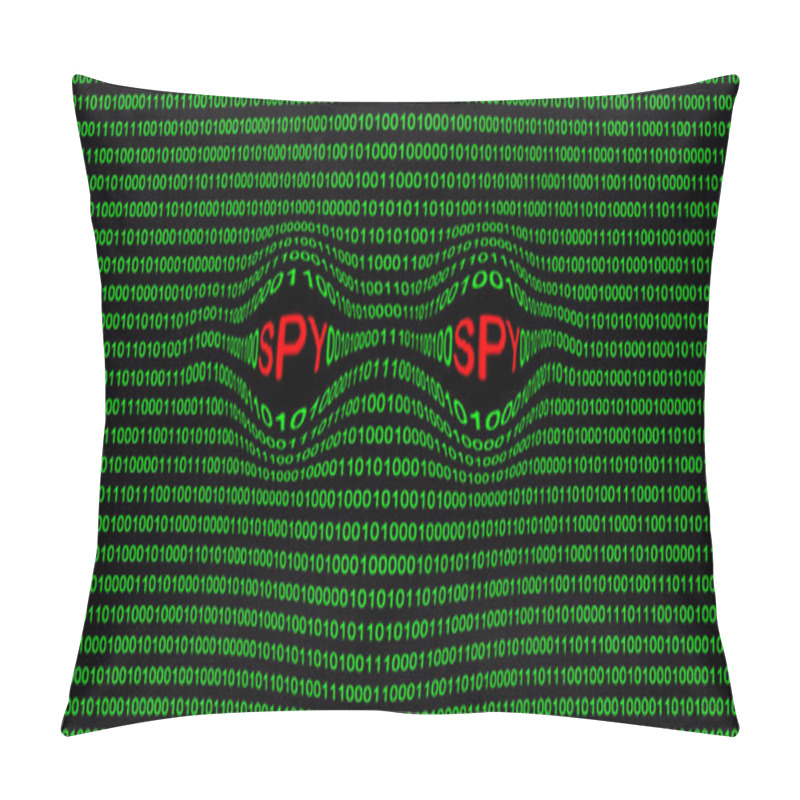 Personality  Cyber Attack By Spyware Pillow Covers