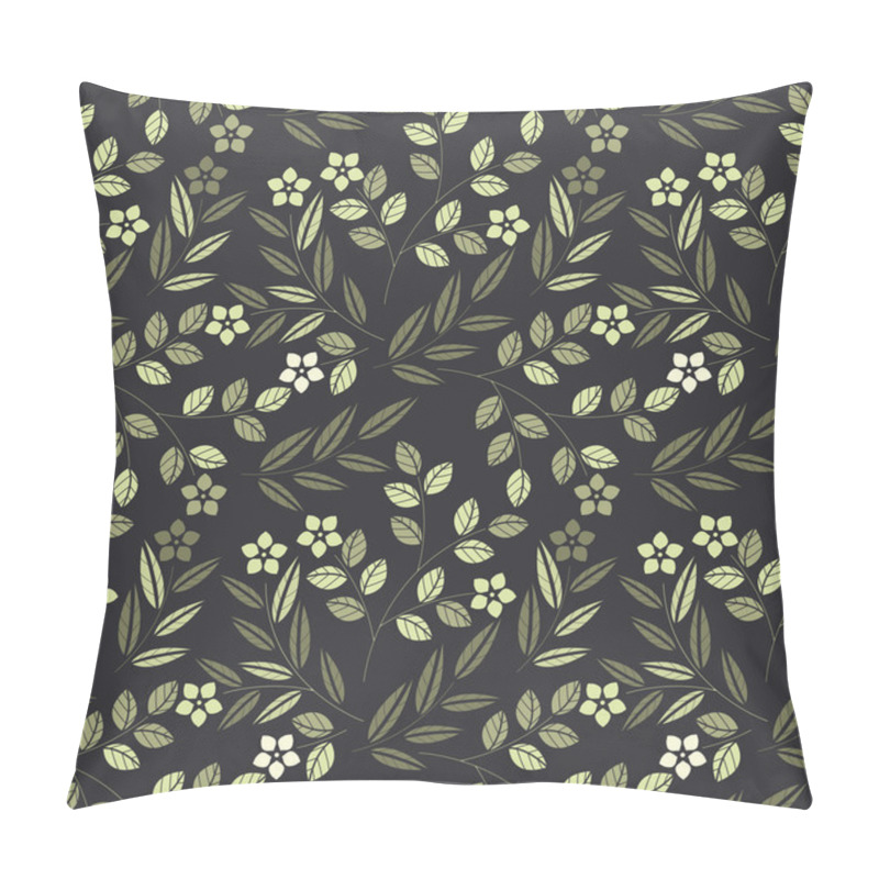 Personality  Seamless Pattern With Decorative Flowers And Leaves Isolated On  Pillow Covers