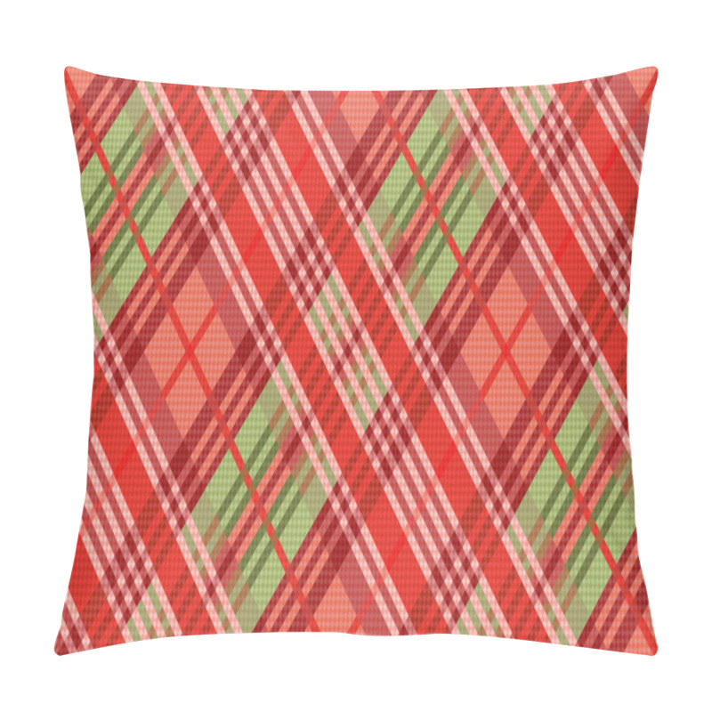 Personality  Rhombic Seamless Pattern Mainly In Red Hues Pillow Covers