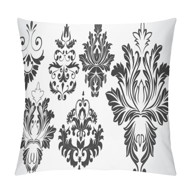 Personality  Abstract Artistic Decor Damask Elements Pillow Covers