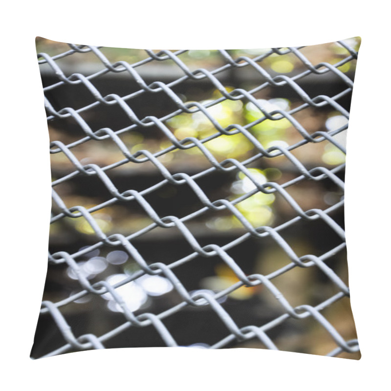 Personality  Mesh Cages In The Background Bokeh Pillow Covers