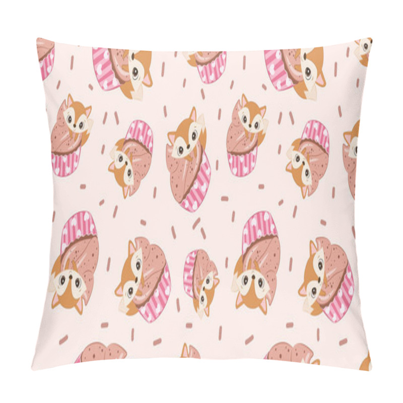 Personality  Cute Baby Animals Seamless Pattern Pillow Covers