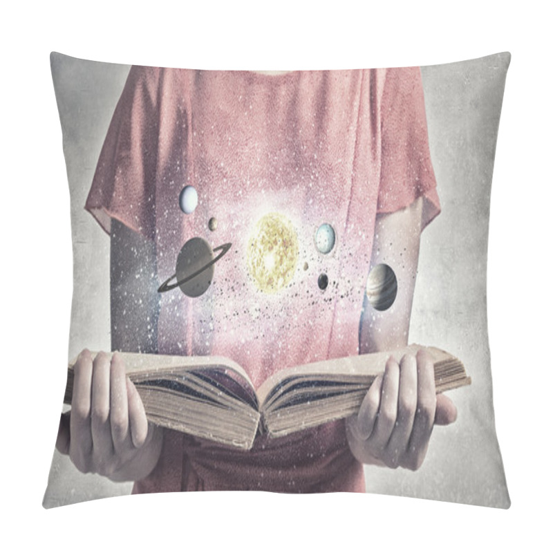 Personality  Girl With Book Pillow Covers