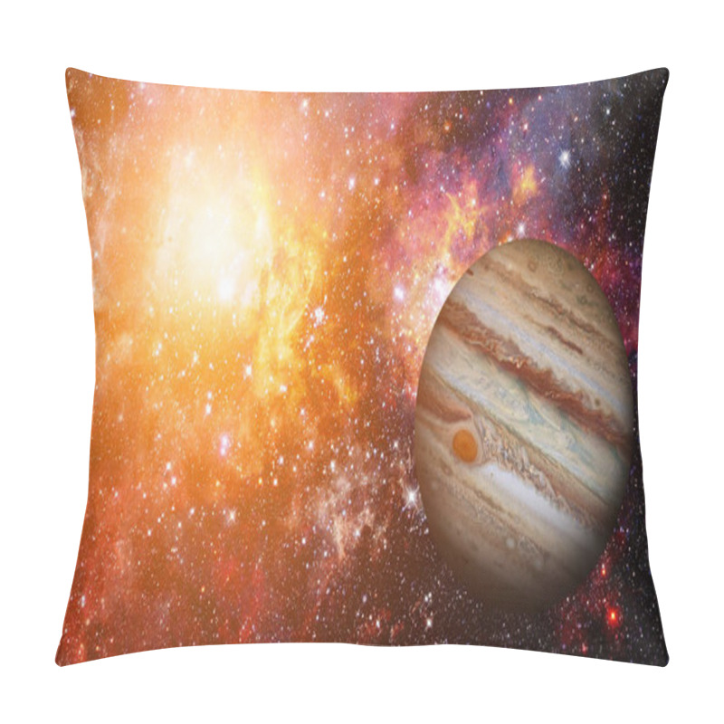 Personality  Planet Jupiter. Elements Of This Image Furnished By NASA Pillow Covers