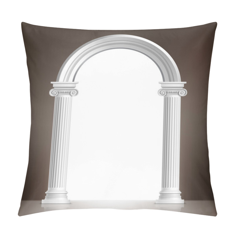 Personality  Realistic White Arch Pillow Covers