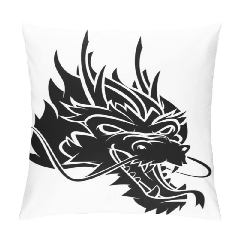 Personality  Dragon Head Pillow Covers