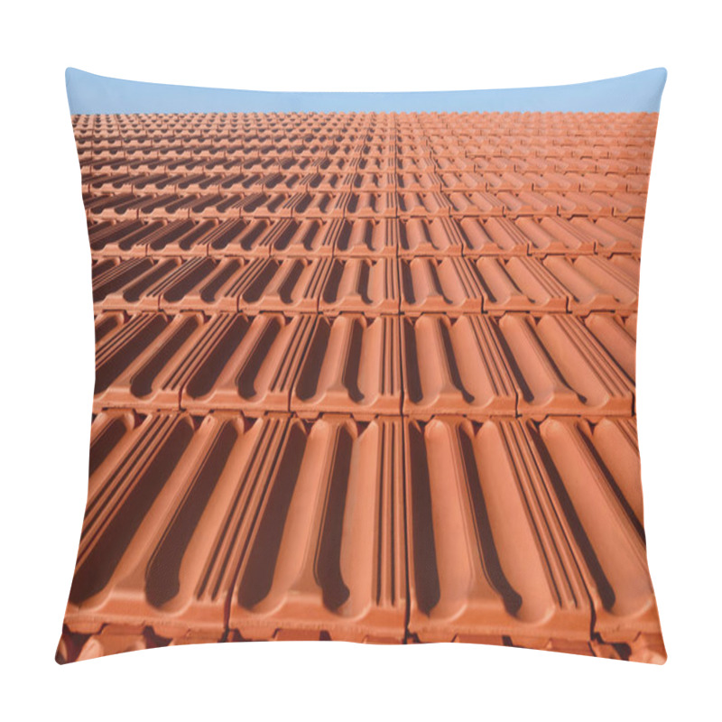 Personality  Roof Tile Roof Tiles Background Pillow Covers