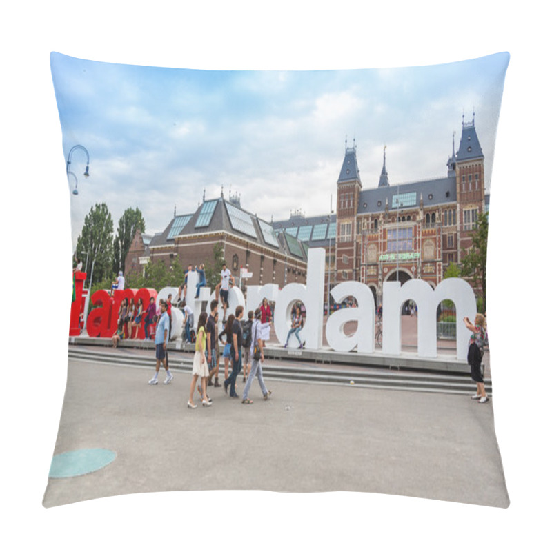 Personality  Rijksmuseum In Amsterdam In Summer Pillow Covers