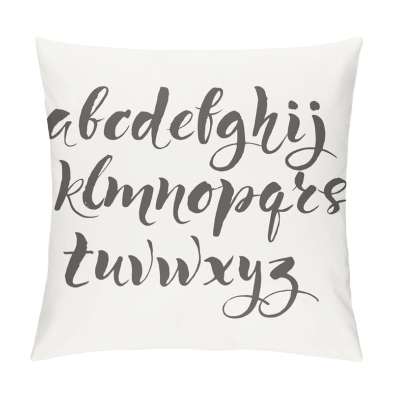 Personality  Hand Written Brush Pen Alphabet Pillow Covers