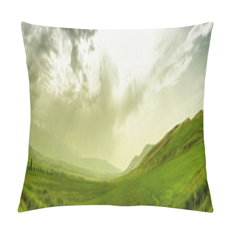 Personality  Panoramic Mountain Landscape Pillow Covers