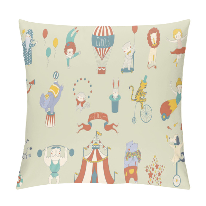 Personality  Circus  Design Collection Pillow Covers