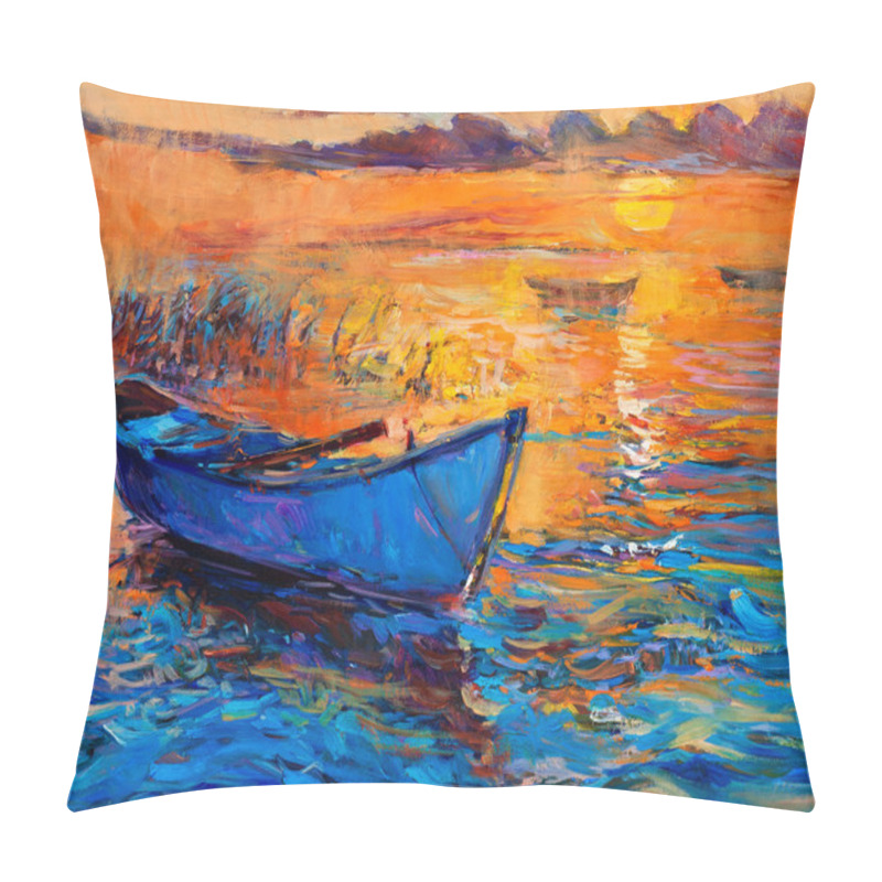 Personality  Boat And Ocean Pillow Covers