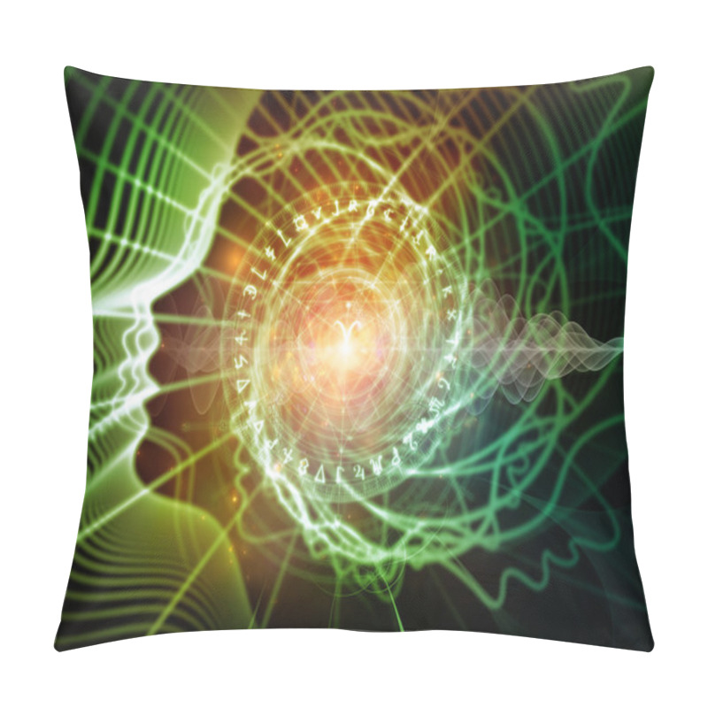 Personality  Conceptual Inner Geometry Pillow Covers