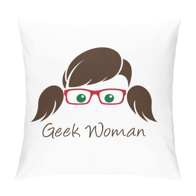 Personality  Geek Woman Pillow Covers