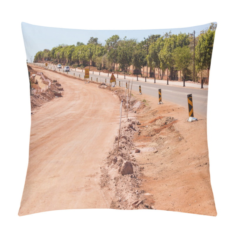 Personality  Road Widening Civil Construction Pillow Covers