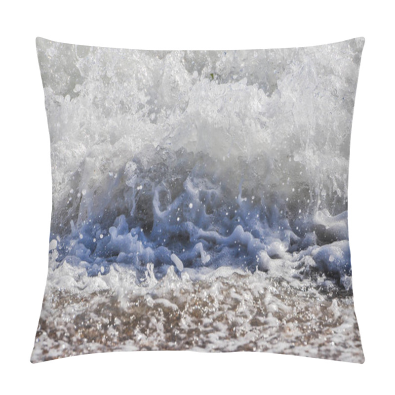 Personality  Ocean Waves And Sea Foam. Water Splash Pillow Covers